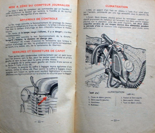 Renault 4 CV Owner Manual 1949 (4433)